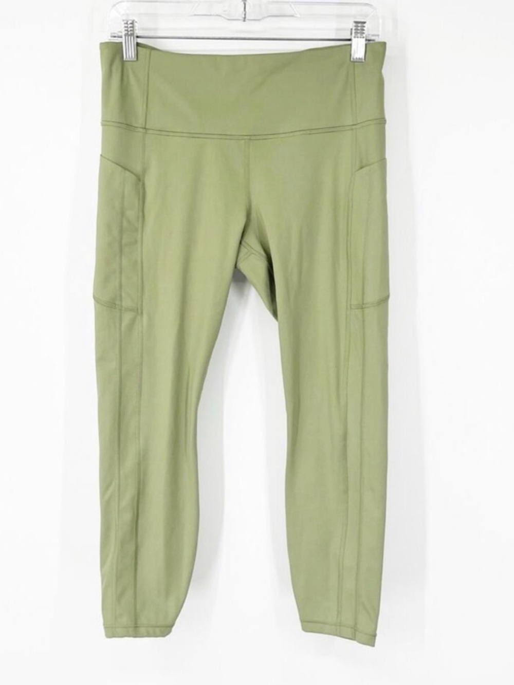 Athleta Ultimate Stash II Pocket Tight Performance Leggings Olive Green Large